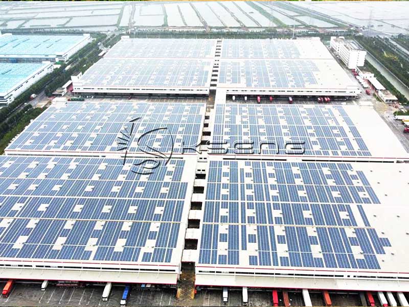 China Shangdong Sistem solar de montare pe acoperiș 18MW