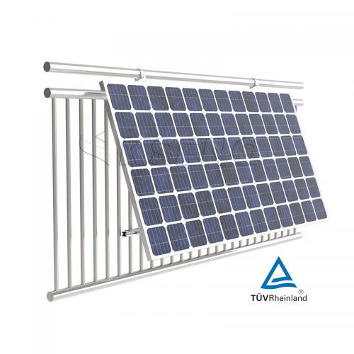 Easy Install Solar Panel Adjustable Balcony Mounting Structure
